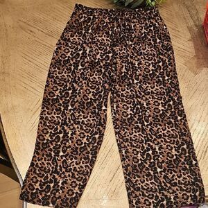 Robert Louis Animal Print Pants Size M